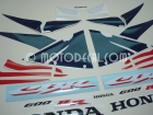 HONDA CBR 600RR 2005 RED BLUE SILVER DECAL KIT
