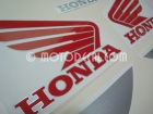 HONDA CBR 600RR 2005 BLACK SILVER DECAL KIT