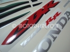 HONDA CBR 600RR 2005 BLACK SILVER DECAL KIT