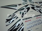 HONDA CBR 600RR 2006 ORANGE TRIBAL DECAL KIT