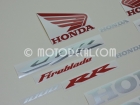 HONDA CBR 1000RR 2005 BLACK DECAL KIT