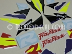 HONDA CBR 900RR 1996 RED WHITE DECAL KIT