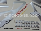 HONDA CBR 600 F SPORT 2002 SILVER BLACK DECAL KIT