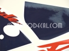 HONDA CBR 954RR 2003 WHITE BLUE DECAL KIT