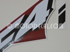 HONDA CBR 600 F4i 2005 RED SILVER DECAL KIT