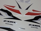 HONDA CBR 600RR 2010 RED BLACK DECAL KIT