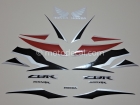 HONDA CBR 600RR 2010 RED BLACK DECAL KIT
