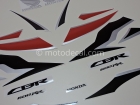 HONDA CBR 600RR 2010 RED BLACK DECAL KIT