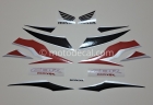 HONDA CBR 600RR 2011 RED BLACK DECAL KIT