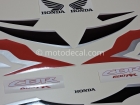 HONDA CBR 600RR 2011 RED BLACK DECAL KIT