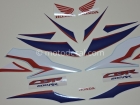 HONDA CBR 600RR 2011 WHITE BLUE DECAL KIT