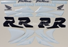 HONDA CBR 900RR 1999 WHITE RED BLUE DECAL KIT