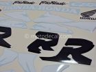 HONDA CBR 900RR 1999 WHITE RED BLUE DECAL KIT