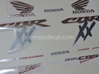 HONDA CBR 1100XX 1996-1998 TITANIUM DECAL KIT