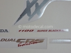 HONDA CBR 1100XX 1996-1998 TITANIUM DECAL KIT