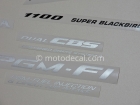HONDA CBR 1100XX 1999-2001 RED DECAL KIT