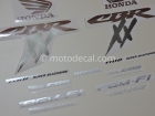 HONDA CBR 1100XX 1999-2001 RED DECAL KIT