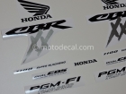 HONDA CBR 1100XX 2001 SILVER DECAL KIT