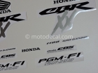 HONDA CBR 1100XX 2001 SILVER DECAL KIT