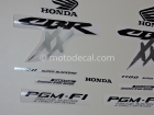 HONDA CBR 1100XX 2002-2004 SILVER DECAL KIT