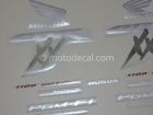 HONDA CBR 1100XX 2002-2004 BLACK DECAL KIT