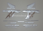 HONDA CBR 1100XX 2004 MATT BLACK SILVER DECAL KIT
