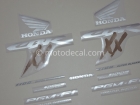 HONDA CBR 1100XX 2004 MATT BLACK SILVER DECAL KIT