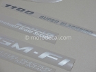 HONDA CBR 1100XX 2004 MATT BLACK SILVER DECAL KIT