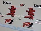 YAMAHA YZF-R1 1998 WHITE DECAL KIT