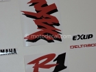 YAMAHA YZF-R1 1998 WHITE DECAL KIT