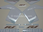 YAMAHA YZF-R1 2002 BLUE DECAL KIT