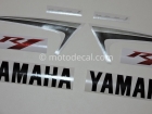 YAMAHA YZF-R1 2009 WHITE DECAL KIT