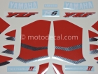YAMAHA YZF-R6 2000 RED DECAL KIT