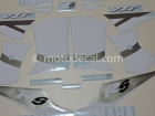 YAMAHA YZF-R6 2002 BLUE DECAL KIT