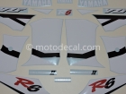 YAMAHA YZF-R6 2002 RED DECAL KIT