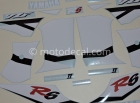 YAMAHA YZF-R6 2002 RED DECAL KIT