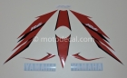 YAMAHA YZF-R6 2006 WHITE DECAL KIT