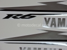 YAMAHA YZF-R6 2007 BLACK DECAL KIT