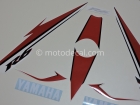 YAMAHA YZF-R6 2007 WHITE DECAL KIT