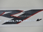 YAMAHA YZF-R1 2004 LAVA RED DECAL KIT