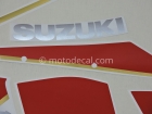 SUZUKI GSX-R 1100 1992 BLACK RED DECAL KIT
