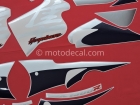 SUZUKI GSX 1300R HAYABUSA  2006 BLUE SILVER  DECAL KIT