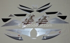 SUZUKI GSX 1300R HAYABUSA  2005 SILVER BLACK  DECAL KIT