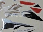SUZUKI GSX 1300R HAYABUSA  2005 RED BLACK  DECAL KIT