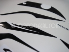 HONDA CBR 1000RR 2008 RED DECAL KIT