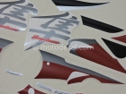 SUZUKI GSX 1300R HAYABUSA  2006 RED BLACK  DECAL KIT