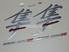 SUZUKI GSX 1300R HAYABUSA  2007 BLACK  DECAL KIT