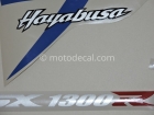 SUZUKI GSX 1300R HAYABUSA  2007 BLUE  DECAL KIT