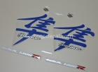 SUZUKI GSX 1300R HAYABUSA  2007 BLUE  DECAL KIT