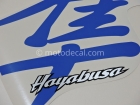 SUZUKI GSX 1300R HAYABUSA  2007 BLUE  DECAL KIT